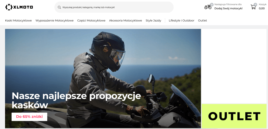 Sklep internetowy XLMoto