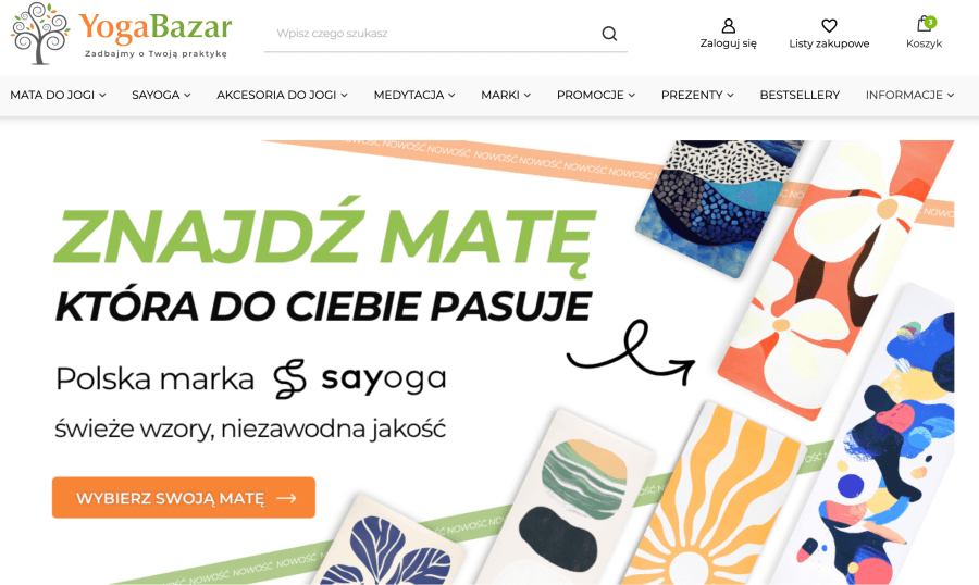 Sklep internetowy Yoga Bazar