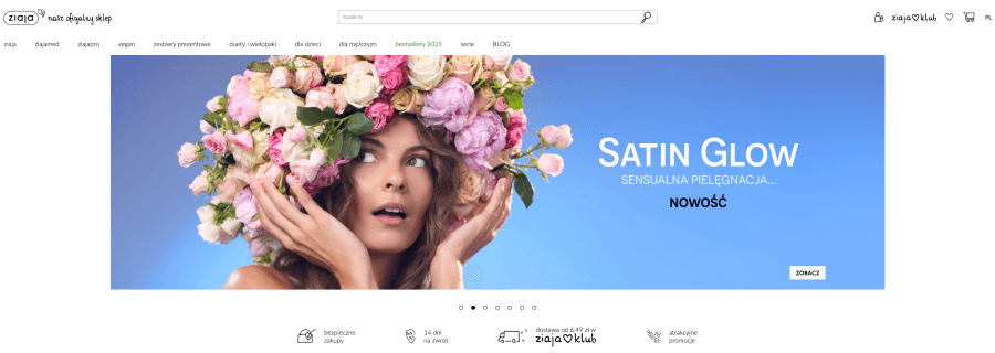 Sklep internetowy ziaja