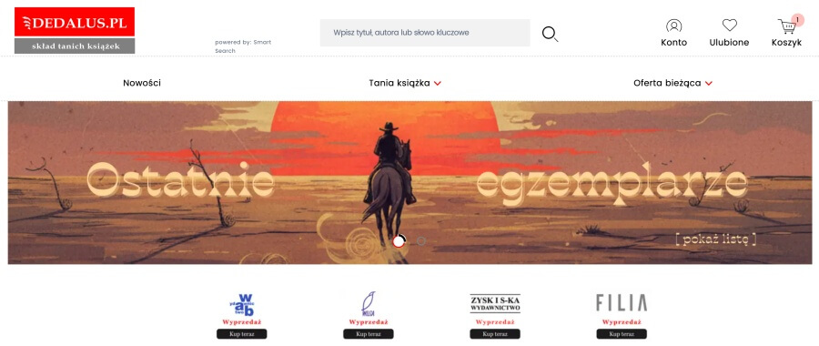 Sklep internetowy Dedalus.pl